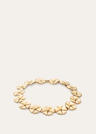 Blooming Linen Flower Necklace