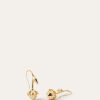 Linen Flower Bud Earrings