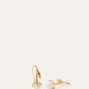 Linen Flower Bud Earrings