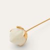 Linen Flower Bud Pin