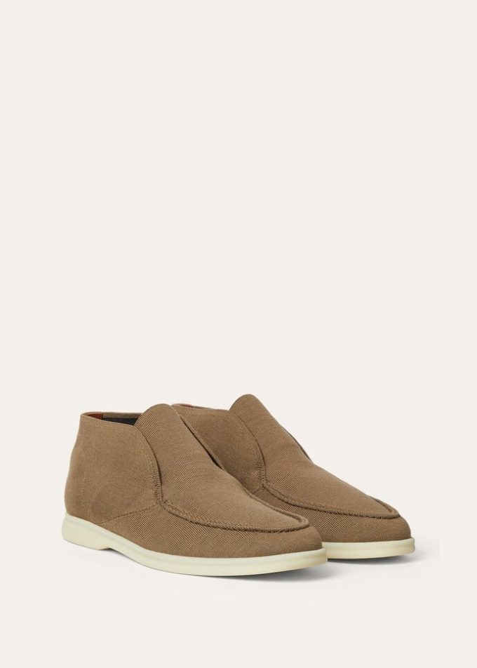 Open Knitted Walk Ankle Boot