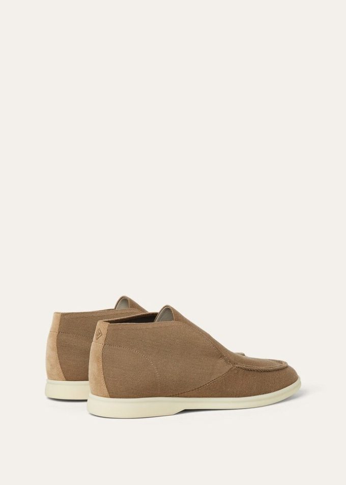 Open Knitted Walk Ankle Boot